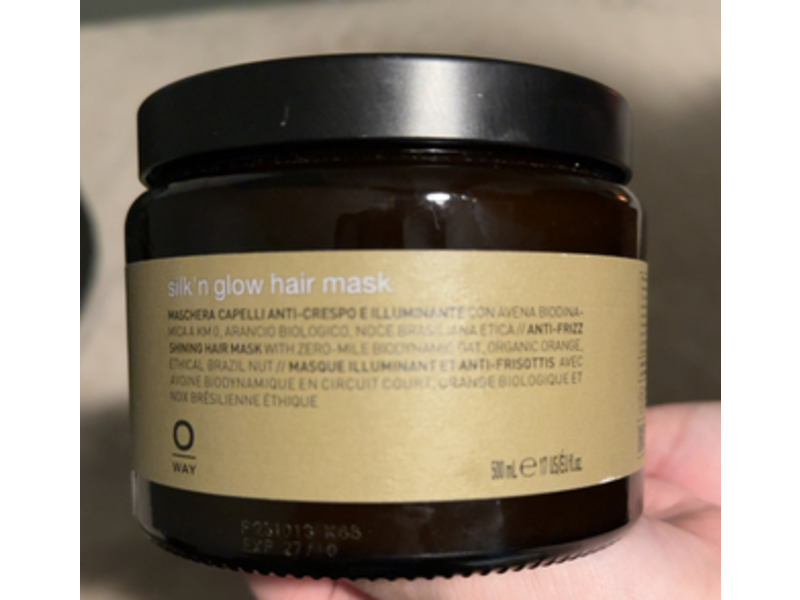 Oway Silk'n Glow Hair Mask, 17 fl oz/500 mL