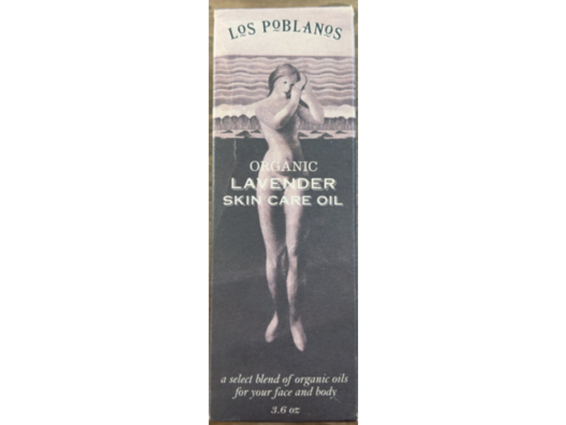 Los Poblanos Skin Care Oil, Lavender, 3.6 oz