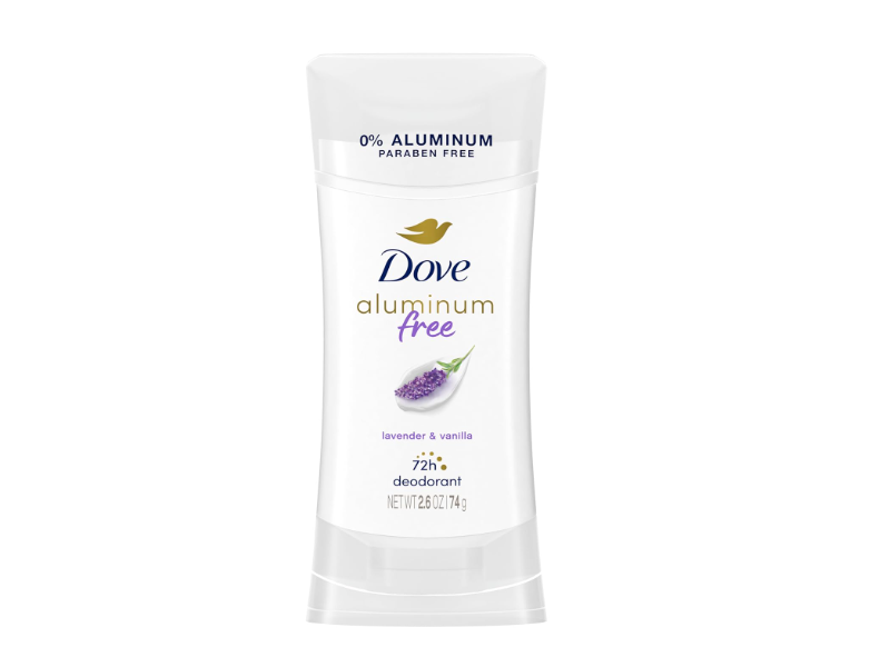 Dove Aluminum Free Deodorant, Lavender & Vanilla, 2.6 oz/74 g