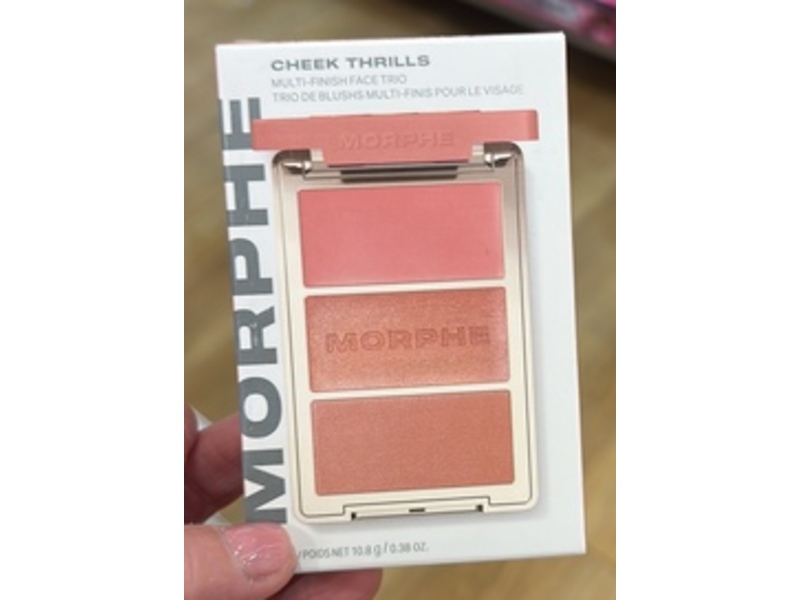 Morphe Cheek Thrills Multi-Finish Face Trio, After Party, 0.38 oz/10.8 g
