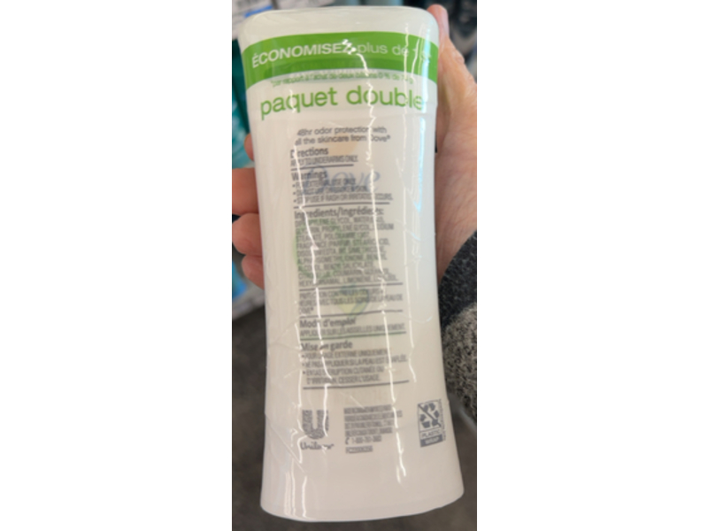 Dove Deodorant Stick, Cucumber & Green Tea Scent, 2.6 oz/74 g, Twin Pack