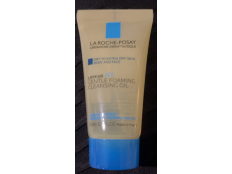 La Roche-Posay Lipikar Ap Gentle Foaming Cleansing Oil, 0.5 fl oz/15 mL
