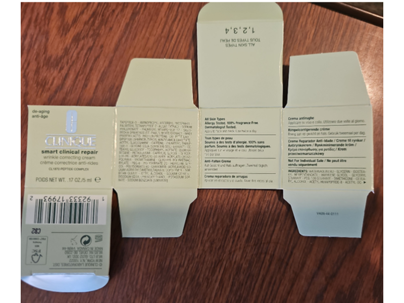 Clinique Wrinkle Correcting Cream, 0.17 oz/5 mL