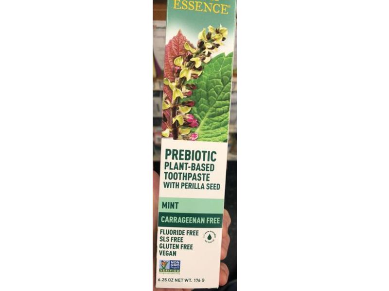 Desert Essence Prebiotic Plant Based Toothpaste With Perilla Seed, Mint, 6.25 oz/176 g