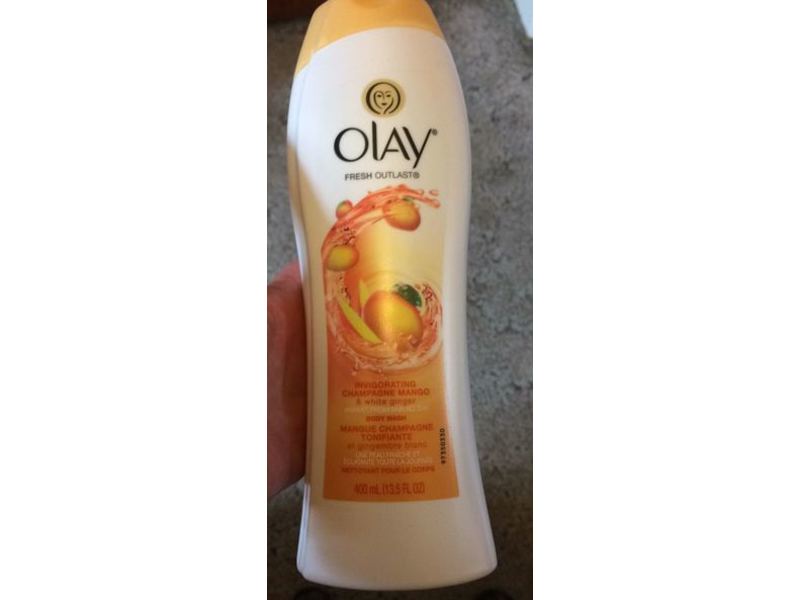 Olay Fresh Outlast Invigorating Body Wash, Champagne Mango & White Ginger, 22 fl oz