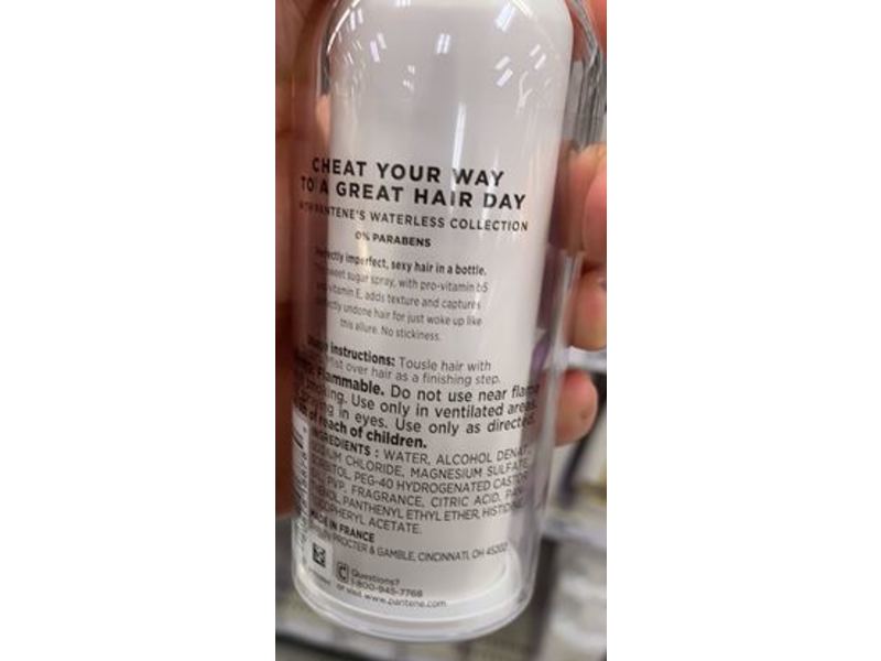 Pantene Perfectly Undone Texturizing Sugar Hair Spray, 3.7 fl oz/110 mL