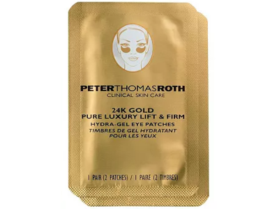 Peter Thomas Roth 24K Gold Pure Luxury Lift & Firm Hydra-Gel Eye Patches, 1 Pair
