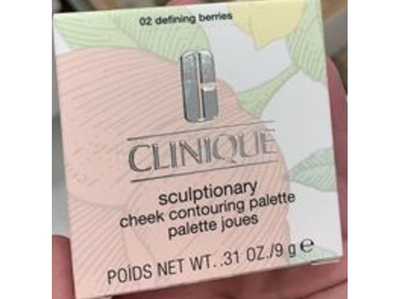 Clinique Sculptionary Cheek Contouring Palette, 02 Defining Berries, 31 oz/9 g