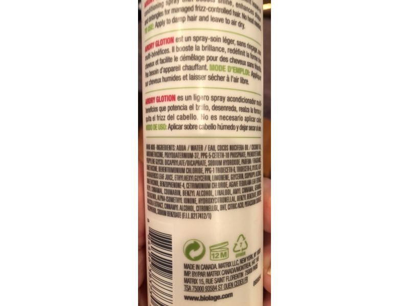 Biolage Styling Airdry Glotion Multi Benefit Styling Hairspray, Agave, 5.1 fl oz/150 mL
