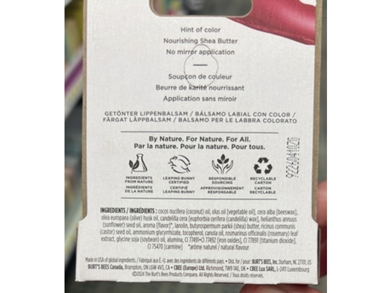 Burt's Bees Tinted Lip Balm , Daisy, 0.15 oz/4.25 g