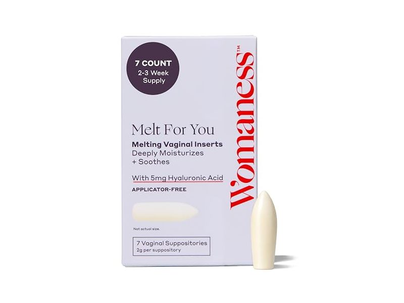 Womaness Melt For You Melting Vaginal Inserts, 7 Count