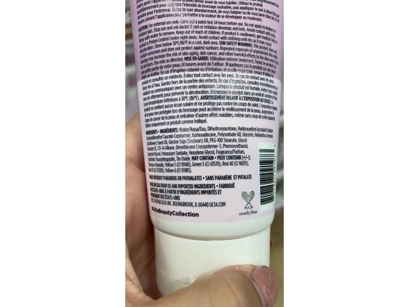 Ulta Beauty Tinted Self Tan Lotion, Medium-Deep, 6 fl oz/177 mL