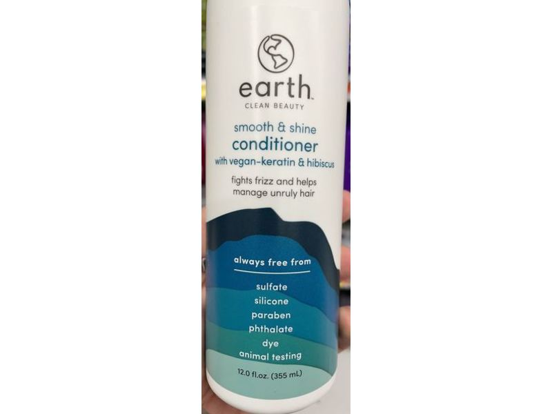 Earth Clean Beauty Conditioner, Smooth & Shine, 12 fl oz/355 mL
