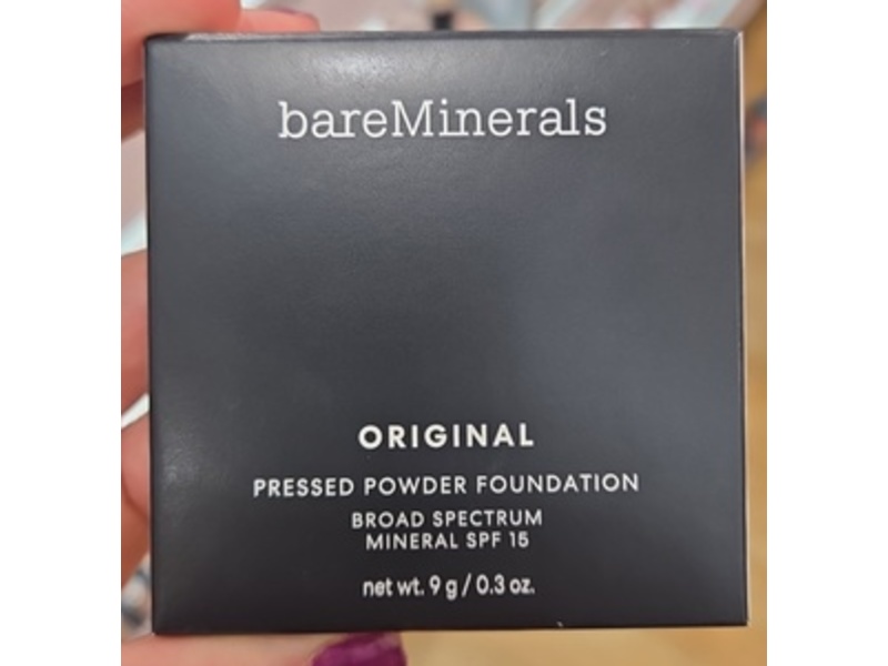 Bare Minerals Pressed Powder Foundation, Fair 01, SPF 15, 0.3 oz/9 g
