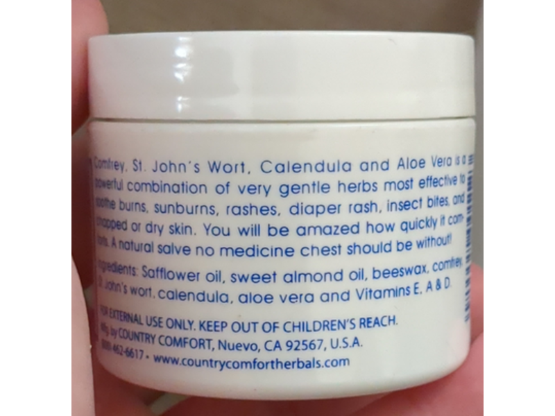Country Comfort Herbal Savvy, Comfrey-Aloe Vera, 2 oz/57 g