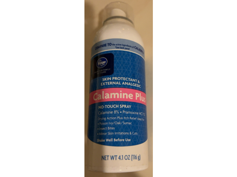 Kroger Calamine Plus No - Touch Spray, 4.1 oz/116 g
