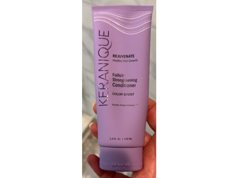 Keranique Rejuvanate Color Boost Follicle Strengthening Conditioner, 3.4 fl oz/100 mL
