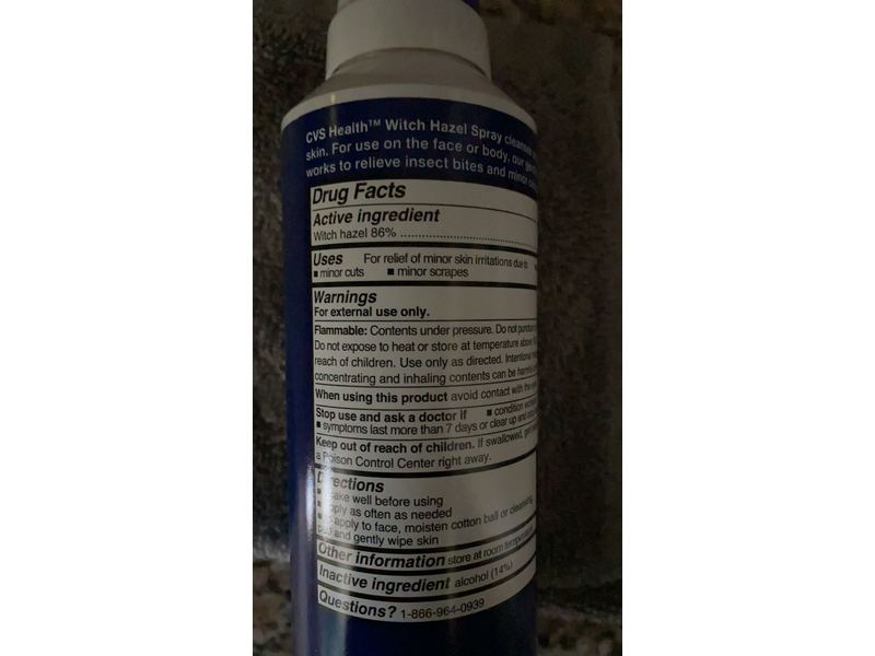 CVS Health Witch Hazel Spray Astringent, 6 oz/170 g