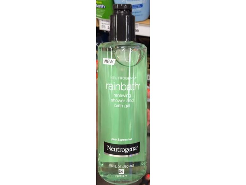 Neutrogena Rainbath Renewing Shower And Bath Gel, Pear And Green Tea, 8.5 oz/250 mL
