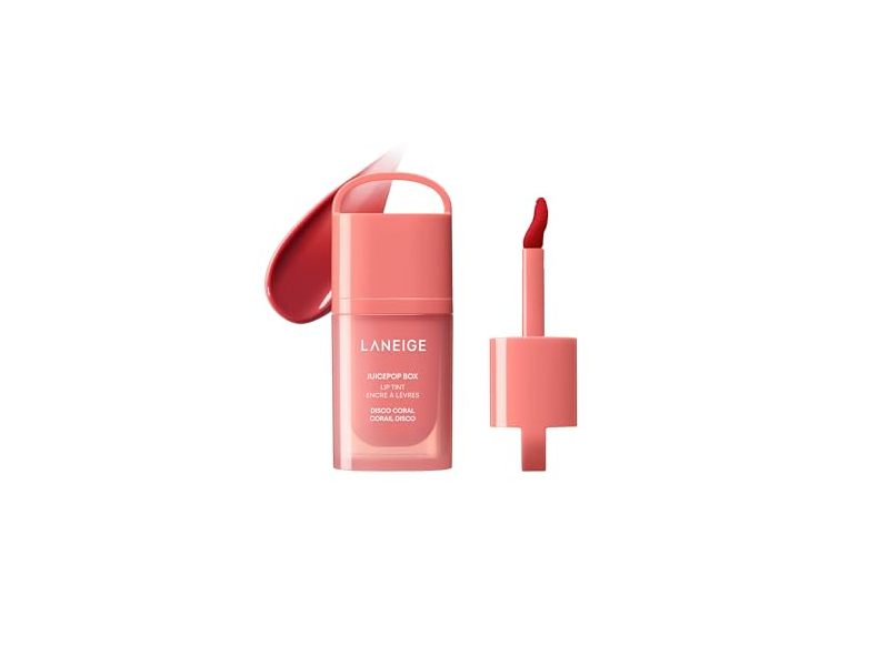 Laneige Juicepop Box Lip Tint, Disco Coral, 0.15 oz/4.5 g