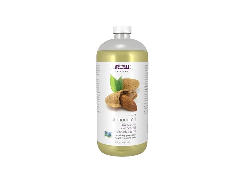 Now Solutions Moisturizing Oil, Sweet Almond, Unscented, 32 fl oz/946 mL