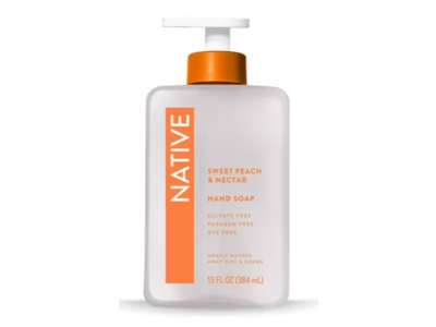 Native Hand Soap, Sweet Peach, 13 fl oz/384 mL