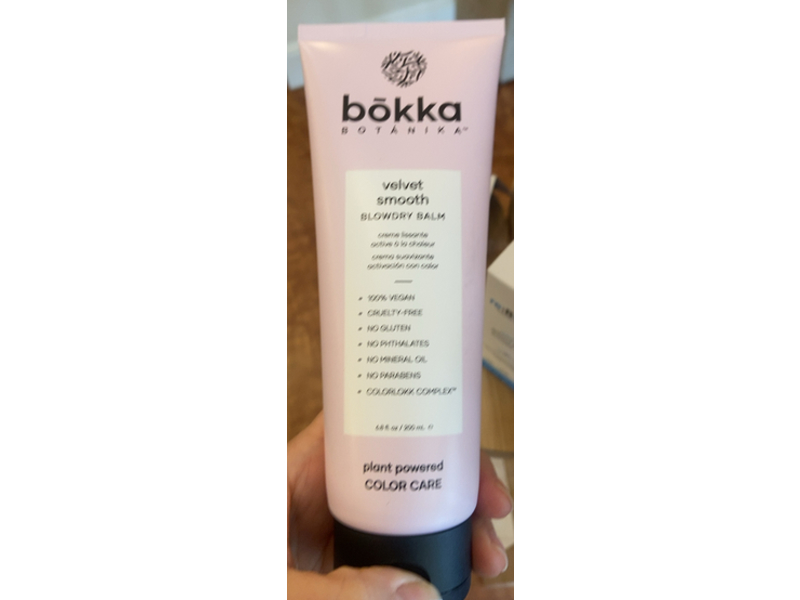 Bokka Botanika Velvet Smooth Blowdry Balm, 6.8 oz/200 mL