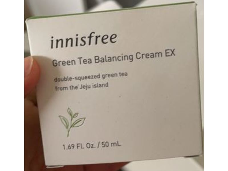 Innisfree Green Tea Balancing Cream Ex, Double-Squeezed Green Tea, 1.69 fl oz/50 mL