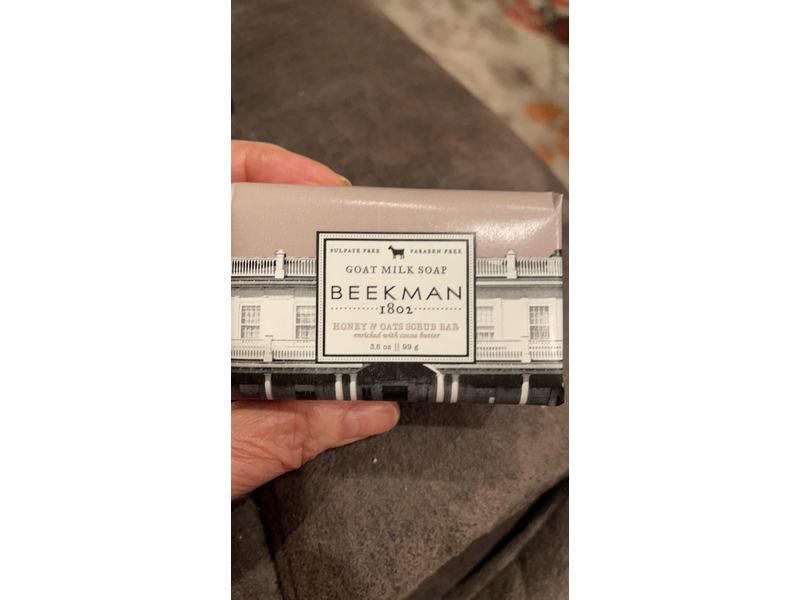 Beekman 1802 Goat Milk Soap 3.5 oz. (Honey & Oats Scrub Bar)