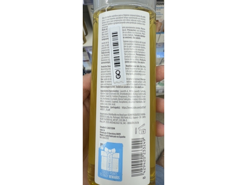 Isdin Hydration Ureadin Calm Bath Oil, 200 mL