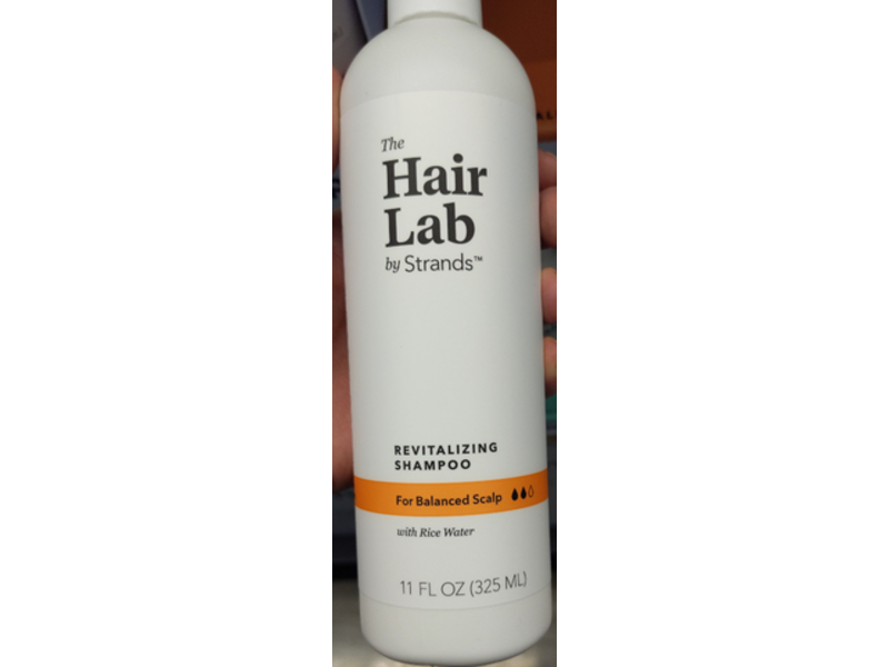 The Hair Lab By Strands Revitalizing Shampoo, Balanced Scalp, Rice Water, 11 fl oz/325 mL