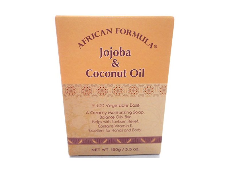 African Formula A Creamy Moisturizing Soap, Jojoba & Coconut Oil, 3.5 oz/100 g