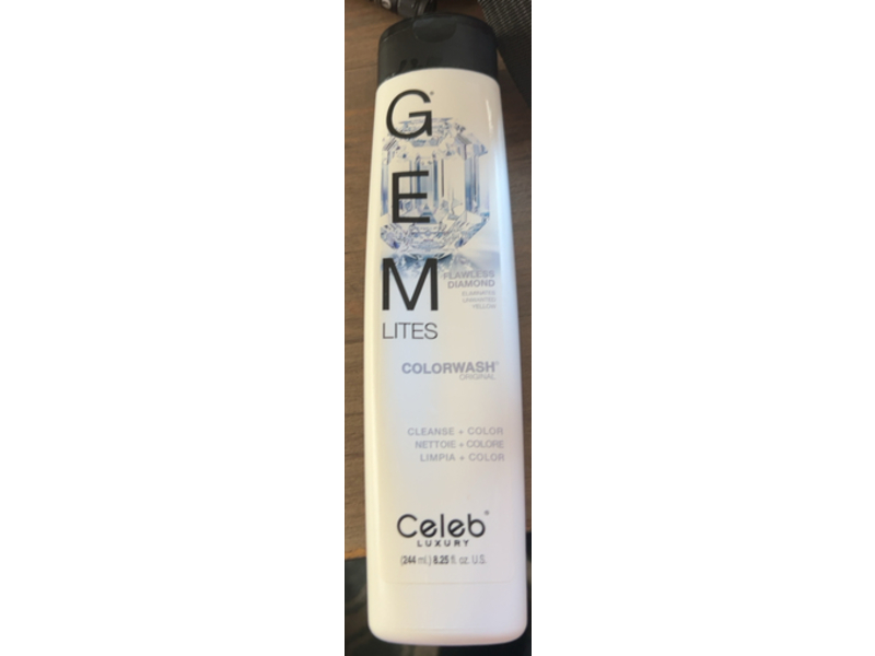 Celeb Luxury Gem Lites Color Depositing Shampoo, Flawless Diamond, 8.25 fl oz/244 mL