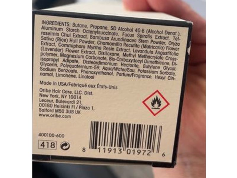 Oribe Gold Lust Dry Shampoo, 6 oz/286 ml