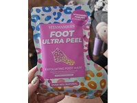 Vitamasques Foot Ultra Peel Exfoliating Foot Mask, Coconut & Pineapple Extract, 3 Pair - Image 3