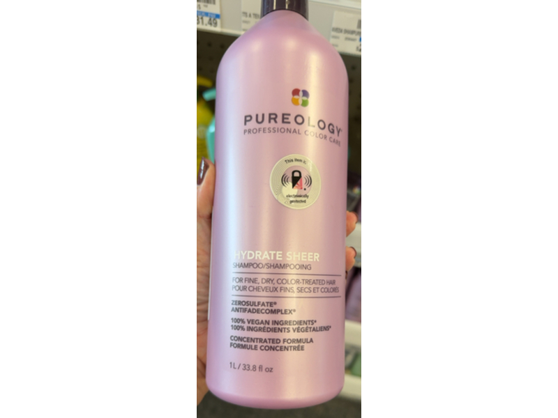 Pureology Hydrate Sheer Shampoo, 33.8 fl oz/1L