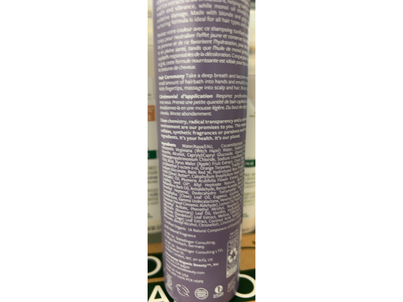 Innersense Bright Balance Hairbath A Toning Shampoo, 10 fl oz/295 mL