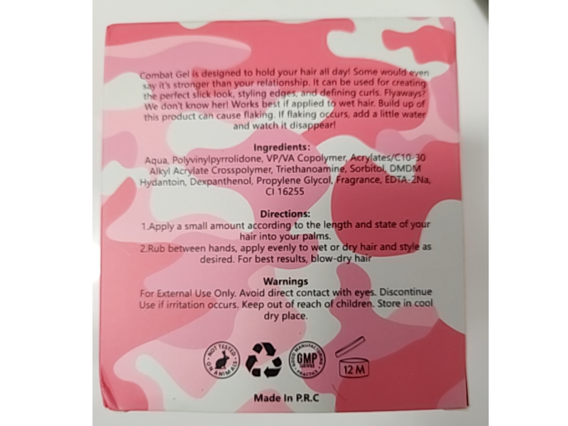 Combat Gel Extreme Hold, Strawberry, 16.9 oz/500mL