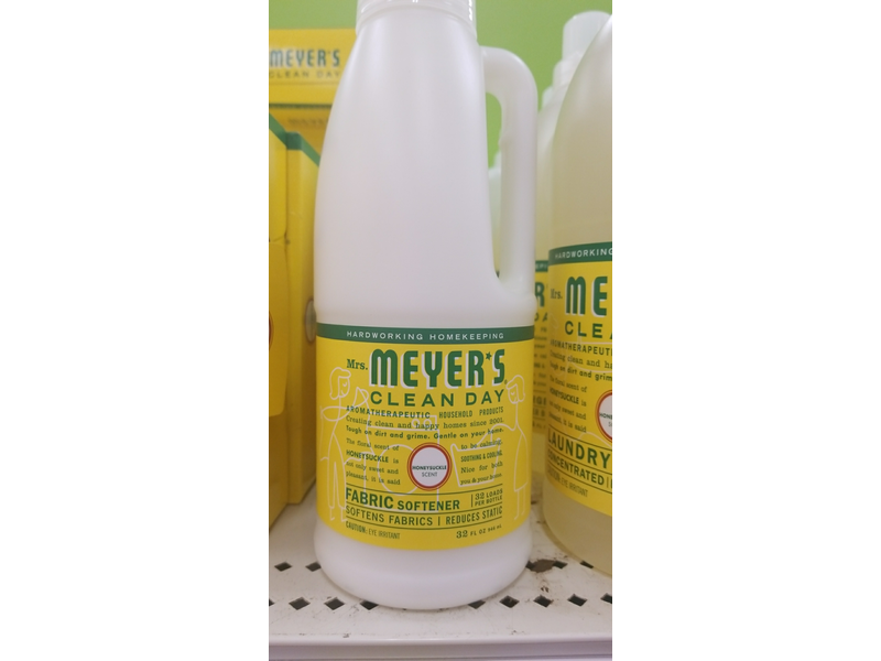 Mrs. Meyer's Clean Day Fabric Softener, Honeysuckle, 32 fl oz