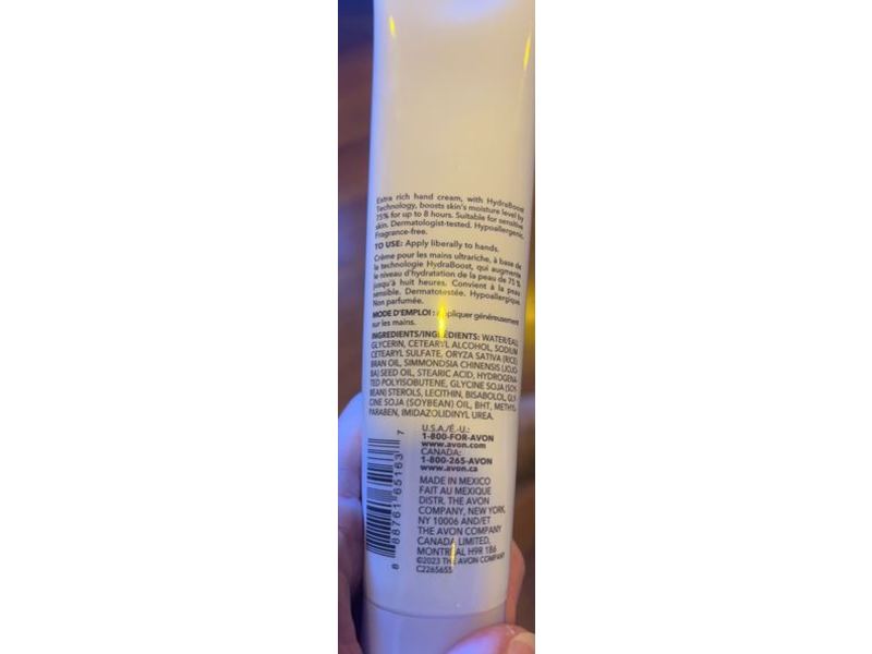 Avon Moisture Therapy Intensive Hand Cream, Healing & Repair, 4.2 fl oz/125 mL