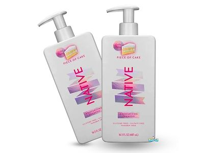 Native Moisturizing Shampoo, Piece Of Cake, 16.5 fl oz/487 mL, 2 Of Pack