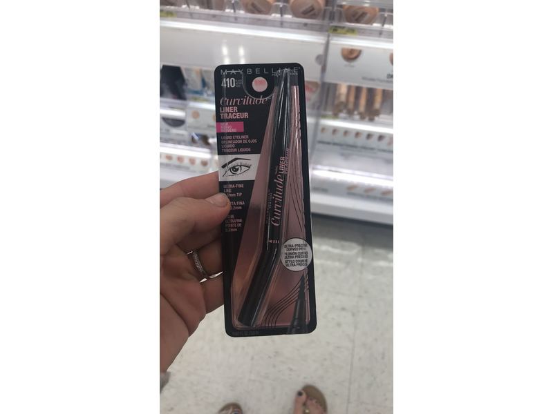 Maybelline New York Curvitude Liner, Black, 0.027 fl oz
