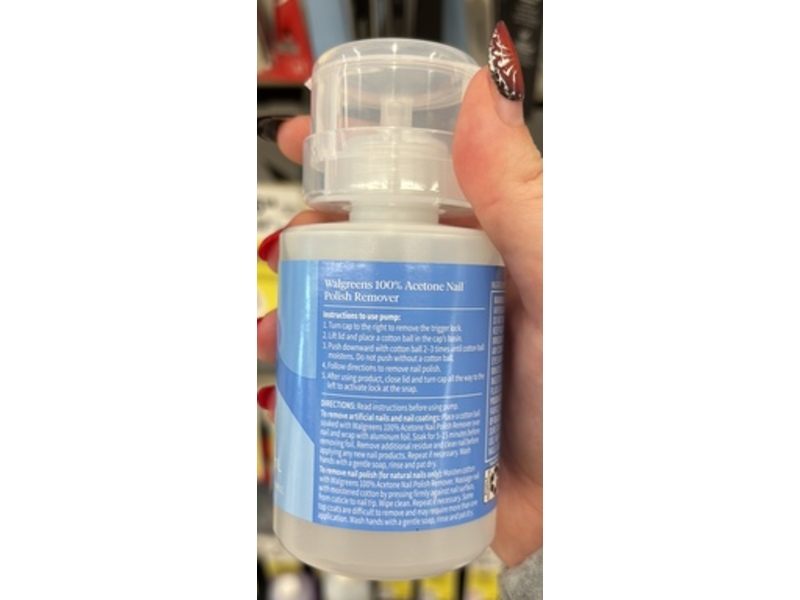 Walgreens Nail Polish Remover, 6 fl oz/177 mL