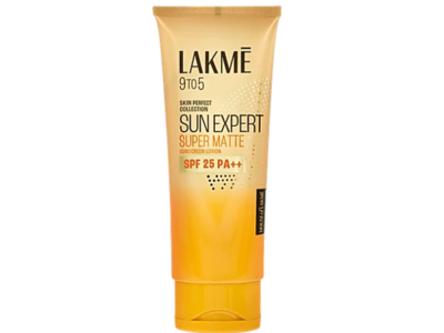 Lakme Sun Expert Super Matte Sunscreen Lotion, SPF 25 PA++, 50 mL