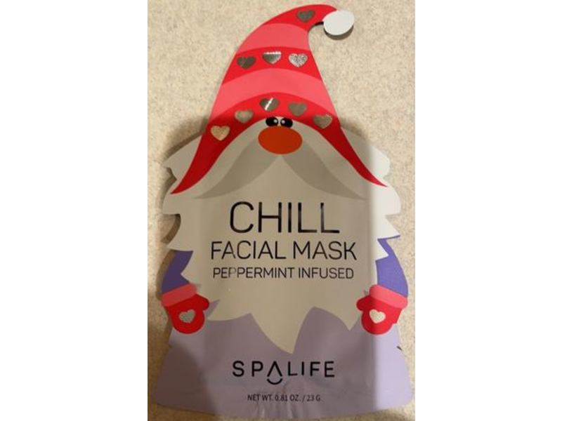 Spalife Chill Facial Mask, Peppermint, 0.81 oz/23 g