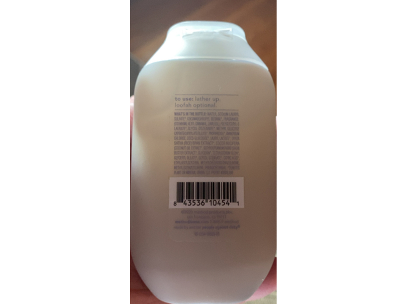 Method Simply Nourish Body Wash, 3.4 oz/100mL