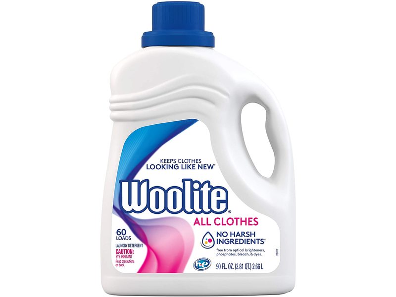 Woolite All Clothes Laundry Detergent, 60 Loads, 90 fl oz/2.66 L Ingredients  and Reviews