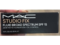 M.A.C. Cosmetics Studio Fix Fluid 24Hr Matte Foundation + Oil Control, SPF 15, C4, 1 fl oz/30 mL - thumbnail 2