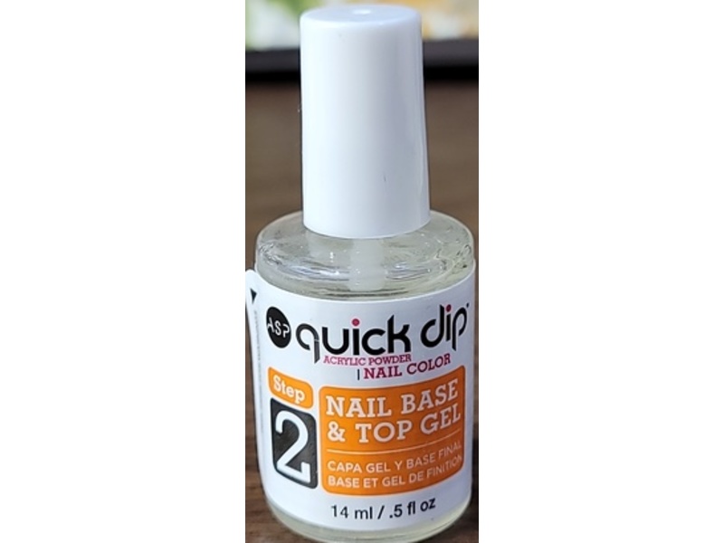 ASP Quick Dip Nail Base & Top Gel, 0.5 fl oz/14 mL