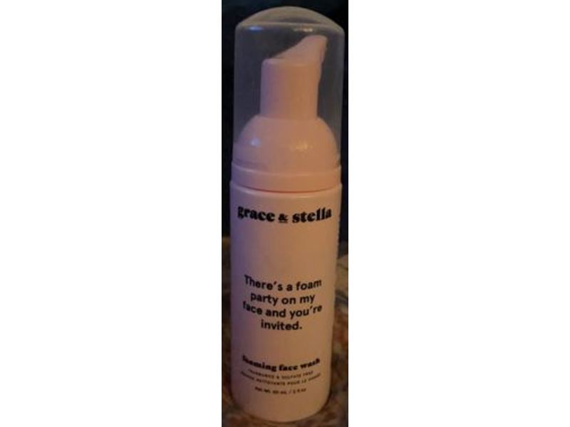 Grace & Stella There's A Foam Party On My Face And You're Invited Foaming Face Wash, 2 fl oz/60 mL